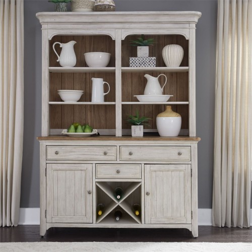 FARMHOUSE REIMAGINED BUFFET & HUTCH